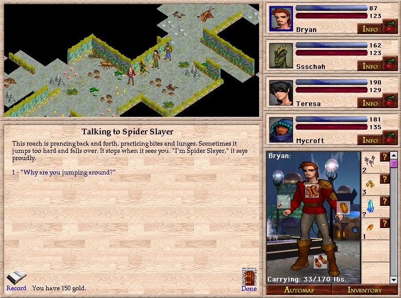 Скриншот из игры Avernum 3 под номером 8