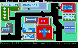 Скриншот из игры Autoduel под номером 38