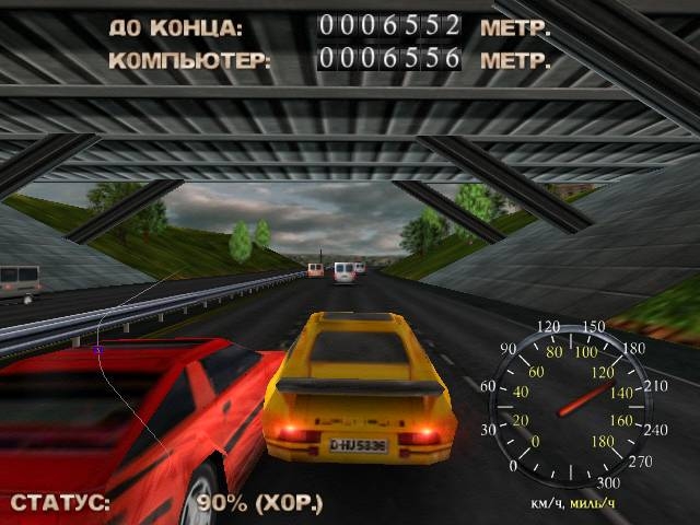 Скриншот из игры Autobahn Racing под номером 3