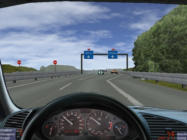 Скриншот из игры Autobahn под номером 1