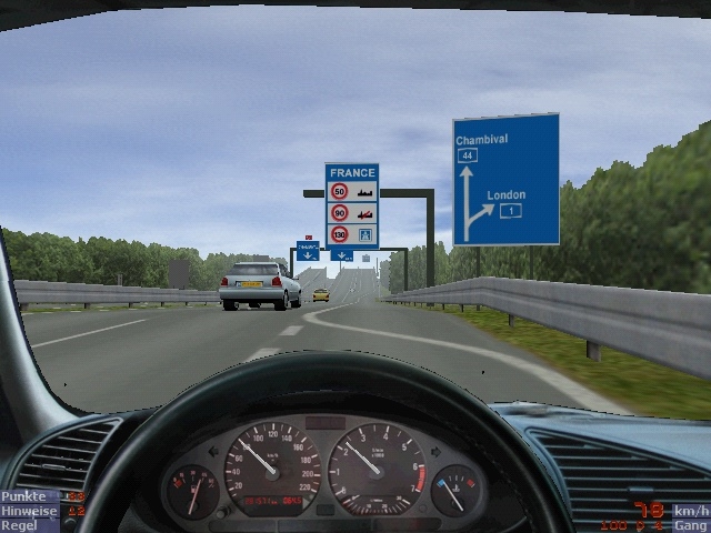 Скриншот из игры Autobahn под номером 3