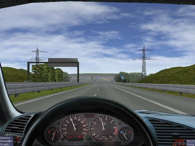 Скриншот из игры Autobahn под номером 4