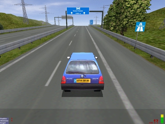 Скриншот из игры Autobahn под номером 8