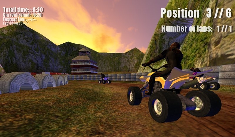 Скриншот из игры ATV Mudracer под номером 4