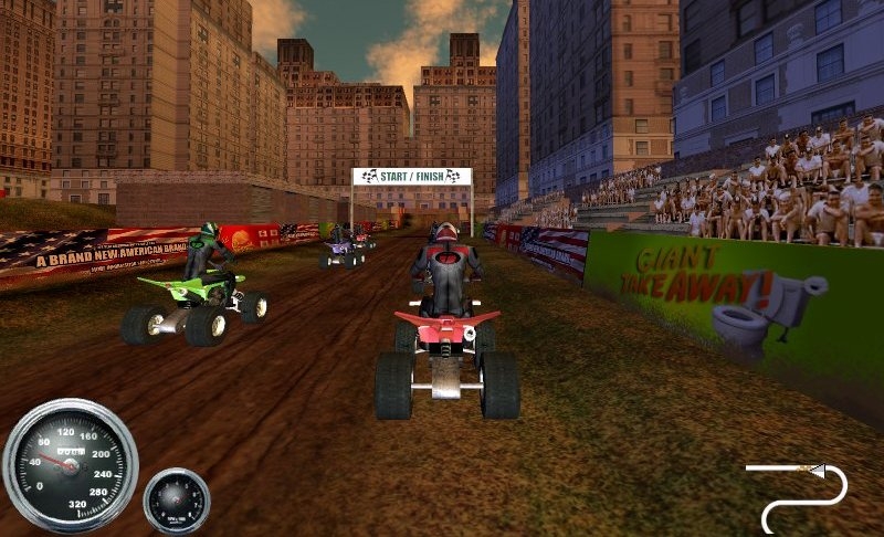 Скриншот из игры ATV Mudracer под номером 7