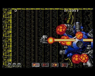 Скриншот из игры Atomic Robo-Kid под номером 3