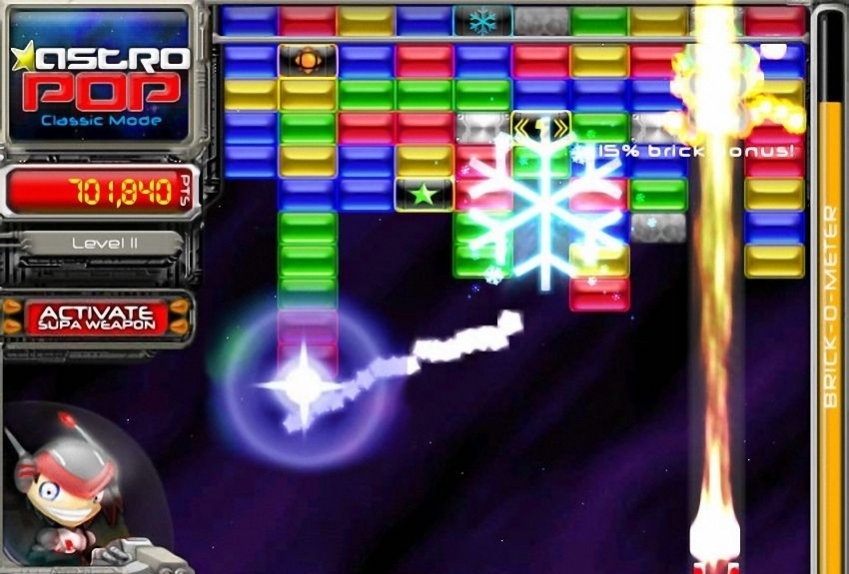 Скриншот из игры AstroPop Deluxe под номером 1