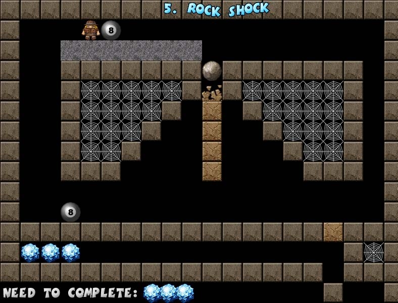 Скриншот из игры Crystal Cave под номером 1