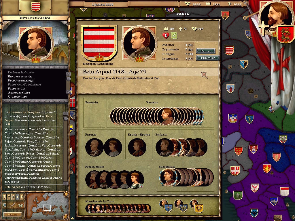Скриншот из игры Crusader Kings под номером 12