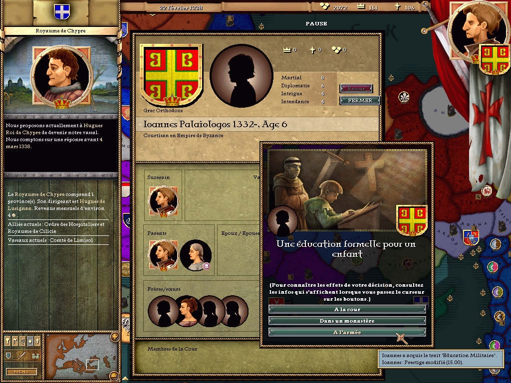 Скриншот из игры Crusader Kings под номером 14