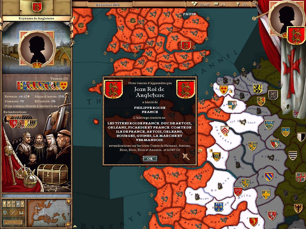 Скриншот из игры Crusader Kings под номером 30