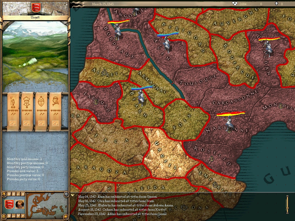 Скриншот из игры Crusader Kings под номером 43