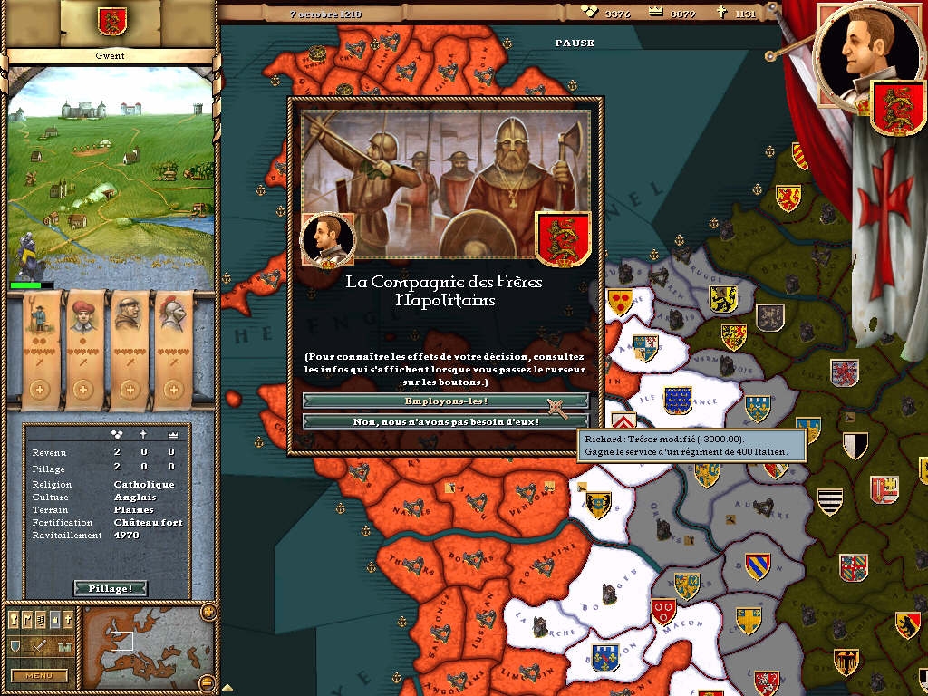 Скриншот из игры Crusader Kings под номером 5