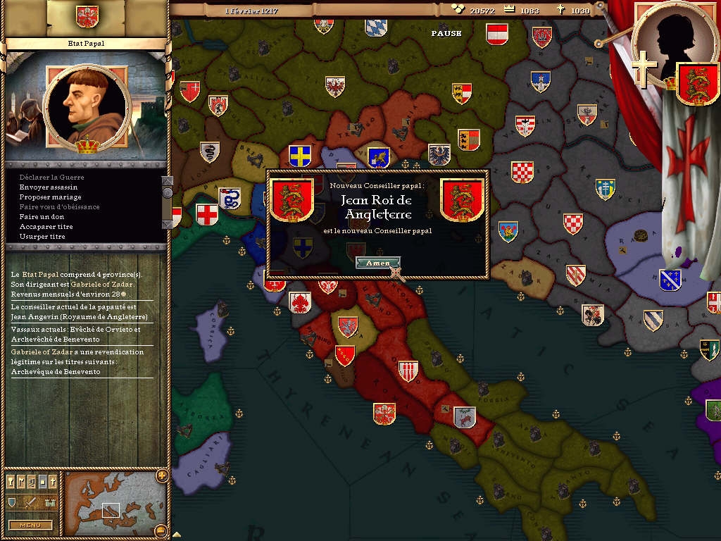 Скриншот из игры Crusader Kings под номером 7