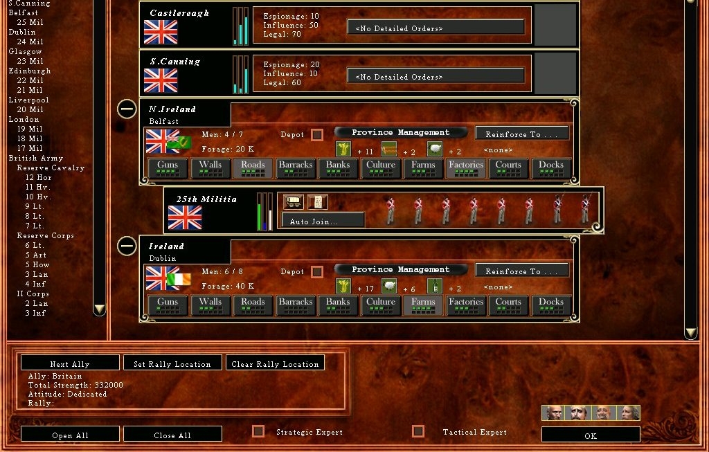 Скриншот из игры Crown of Glory: Europe in the Age of Napoleon под номером 4