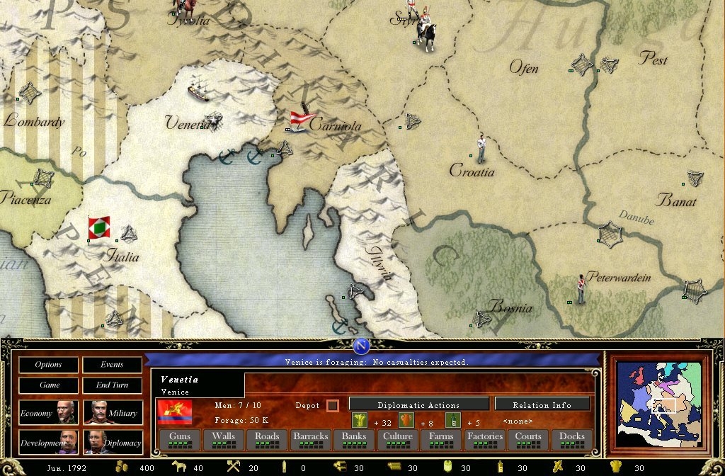Скриншот из игры Crown of Glory: Europe in the Age of Napoleon под номером 9