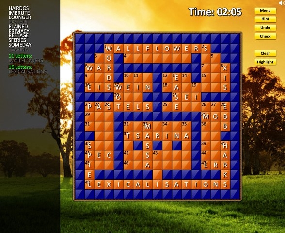 Скриншот из игры Crossword Twist под номером 5