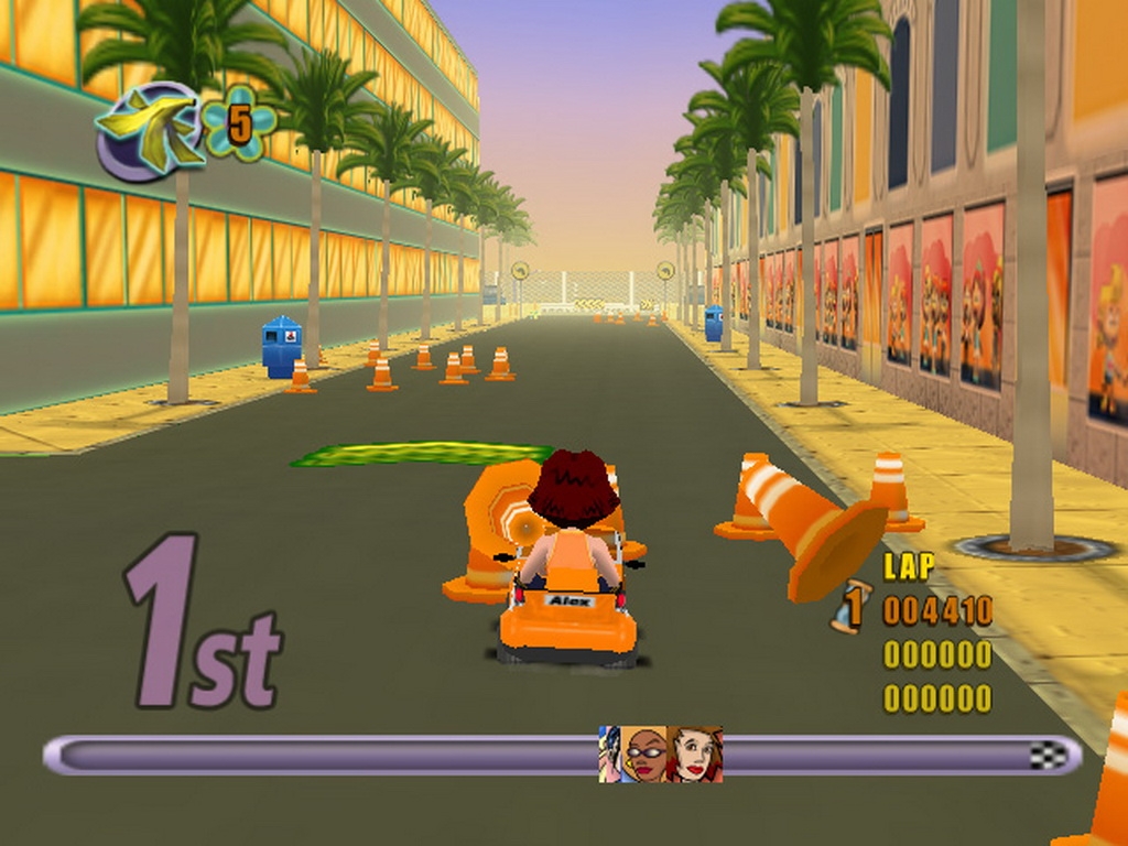 Скриншот из игры Action Girlz Racing под номером 5