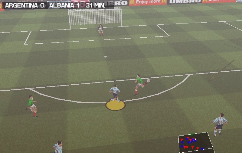 Скриншот из игры Actua Soccer 2 под номером 2