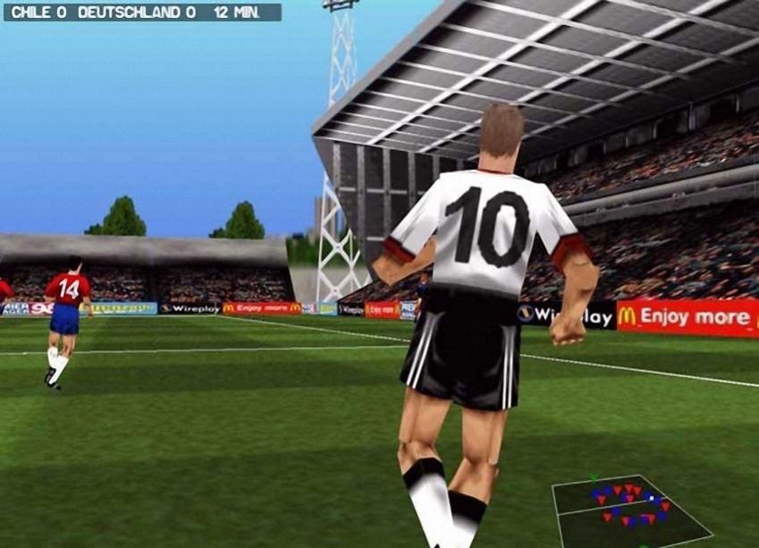 Скриншот из игры Actua Soccer 2 под номером 3