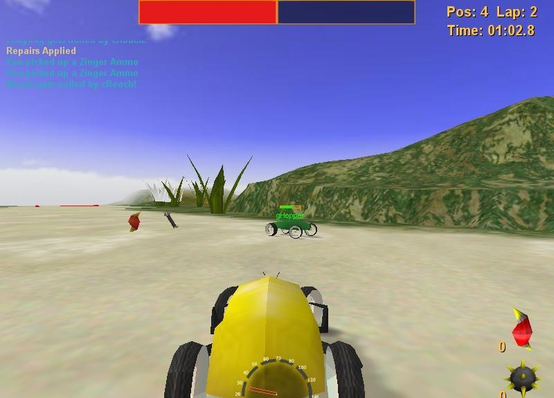 Скриншот из игры Bugged-Out Rally под номером 1