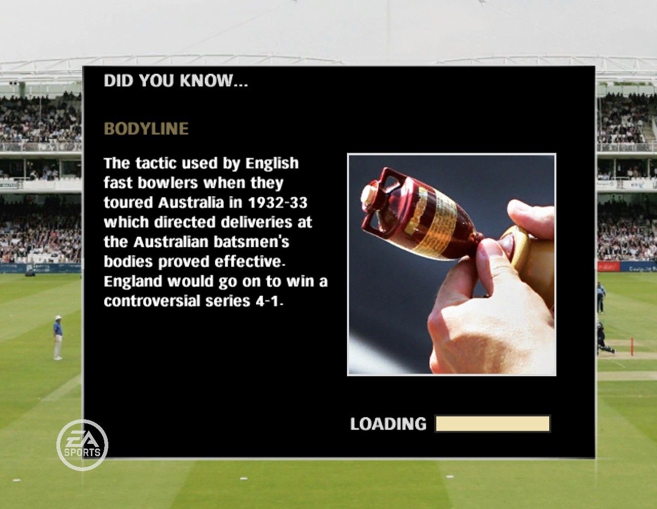 Скриншот из игры Cricket 07 под номером 20