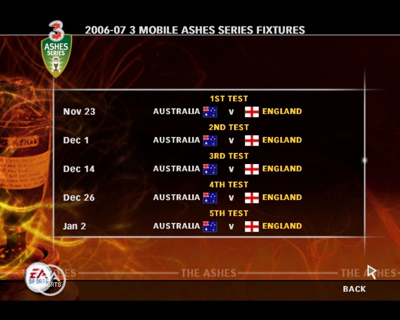 Скриншот из игры Cricket 07 под номером 22