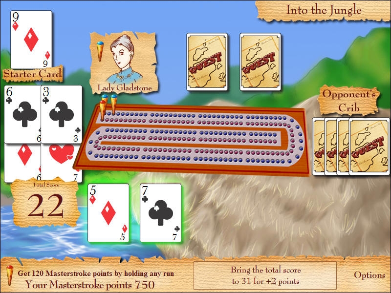 Скриншот из игры Cribbage Quest под номером 9