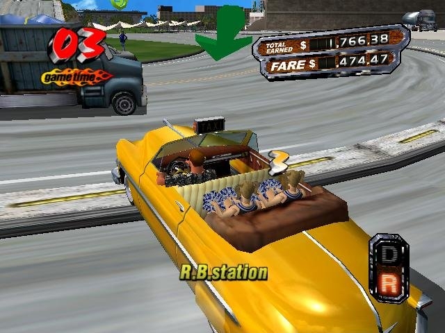 Скриншот из игры Crazy Taxi 3 под номером 13