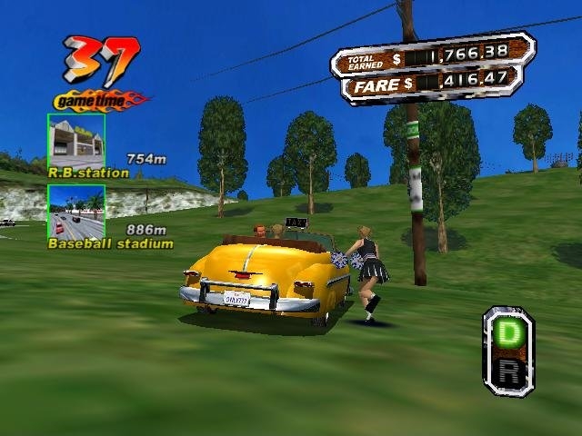 Скриншот из игры Crazy Taxi 3 под номером 14