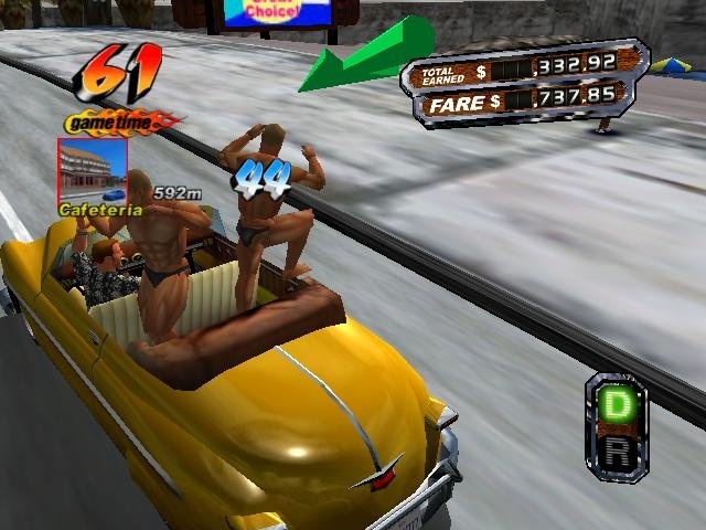 Скриншот из игры Crazy Taxi 3 под номером 20