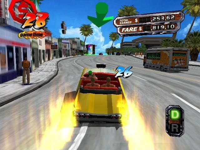Скриншот из игры Crazy Taxi 3 под номером 23