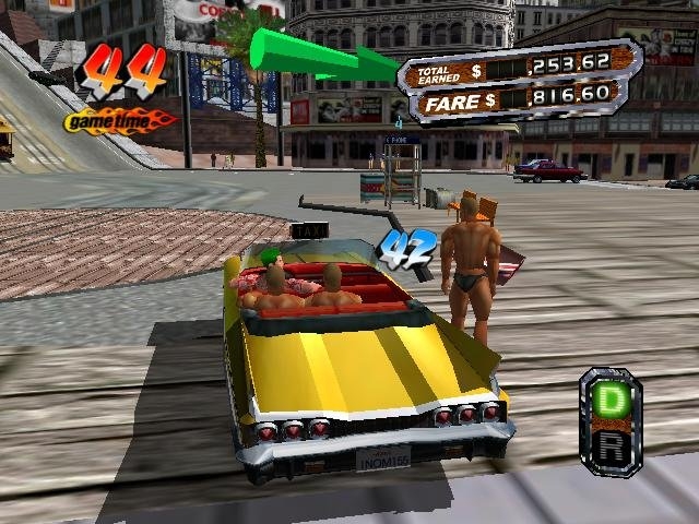 Скриншот из игры Crazy Taxi 3 под номером 24