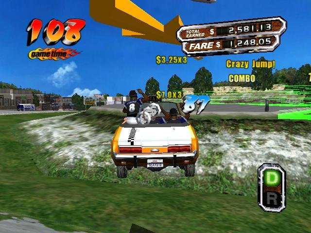 Скриншот из игры Crazy Taxi 3 под номером 4