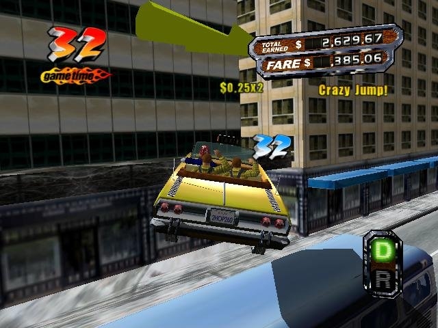 Скриншот из игры Crazy Taxi 3 под номером 7