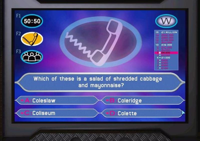 Скриншот из игры Who Wants to Be a Millionaire? Junior UK Edition под номером 5
