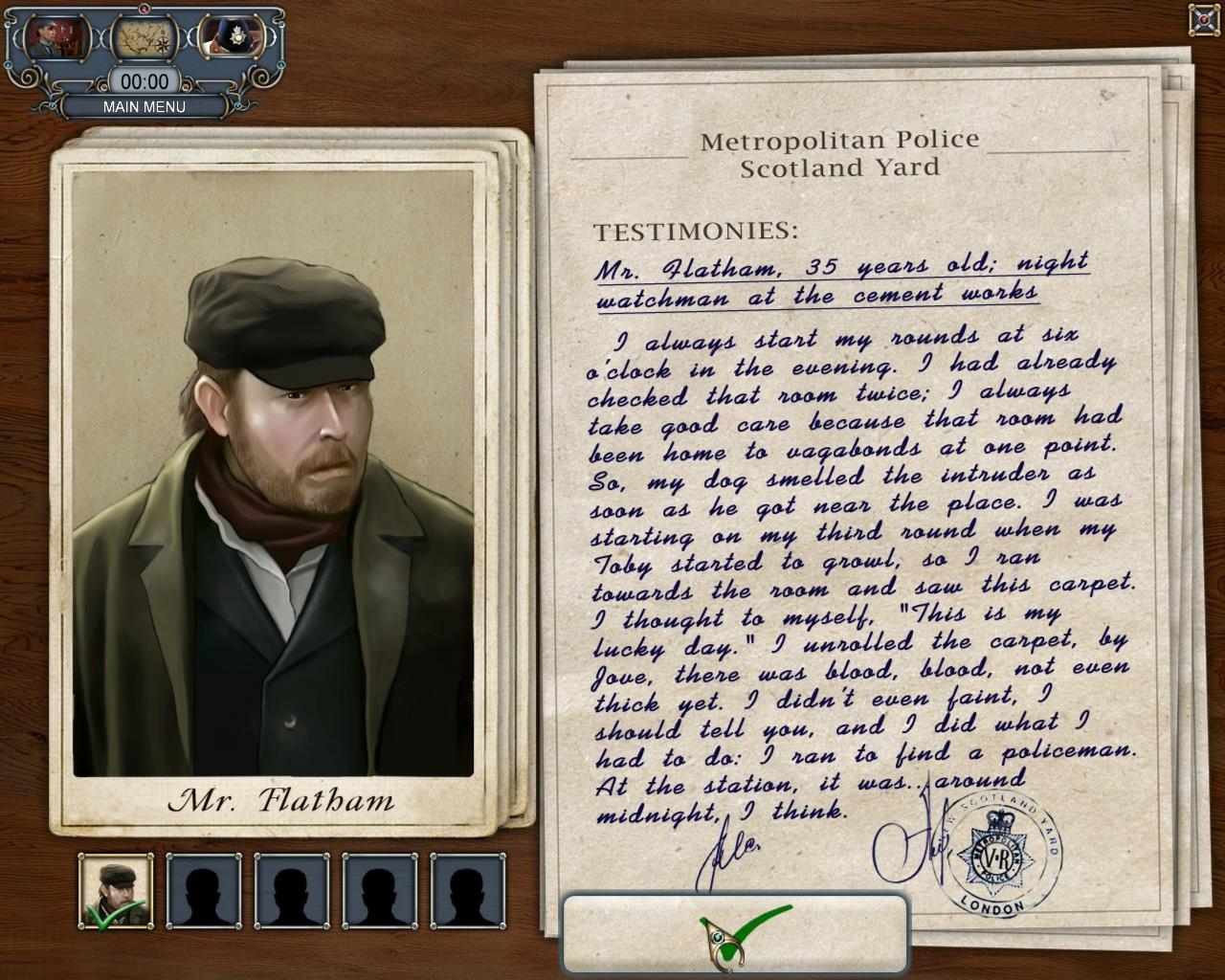 Скриншот из игры Adventures of Sherlock Holmes: The Mystery of the Persian Carpet под номером 1