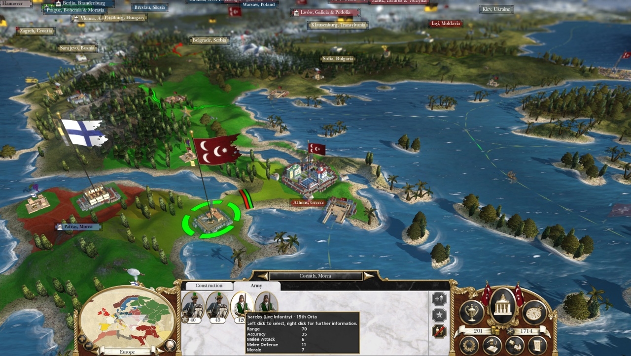 Скриншот из игры Empire 2: The Art of War под номером 11