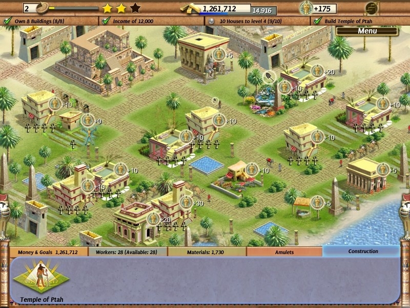 Скриншот из игры Empire Builder: Ancient Egypt под номером 10