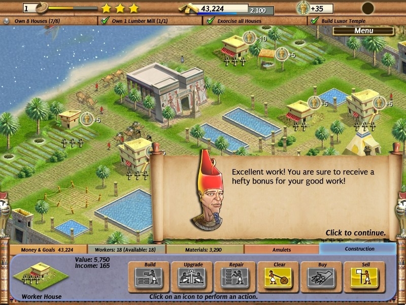Скриншот из игры Empire Builder: Ancient Egypt под номером 13