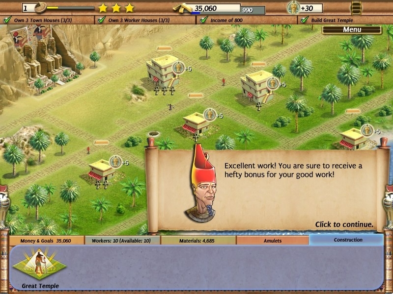 Скриншот из игры Empire Builder: Ancient Egypt под номером 17