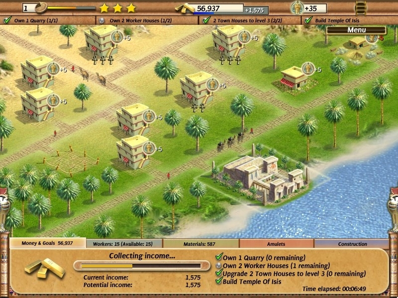Скриншот из игры Empire Builder: Ancient Egypt под номером 19