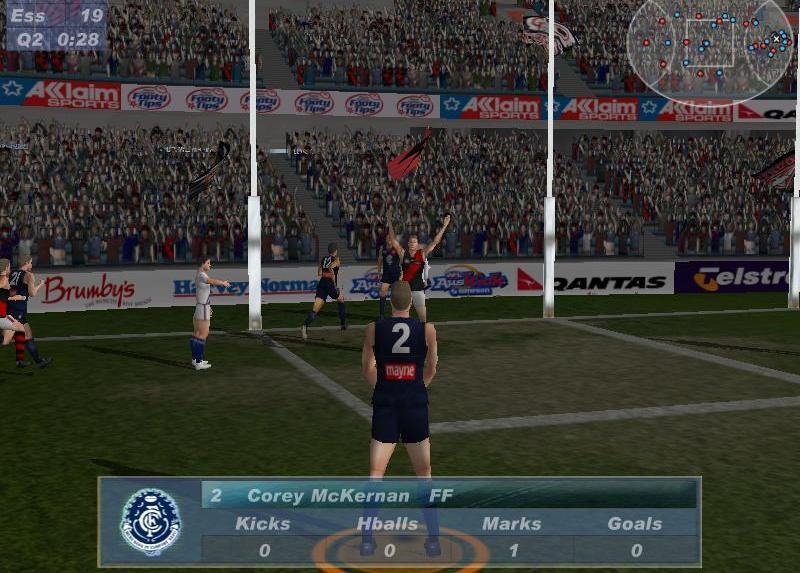 Скриншот из игры AFL Live 2003 под номером 7