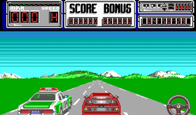 Скриншот из игры Crazy Cars 2 под номером 3
