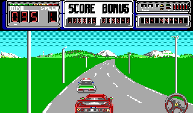 Скриншот из игры Crazy Cars 2 под номером 7
