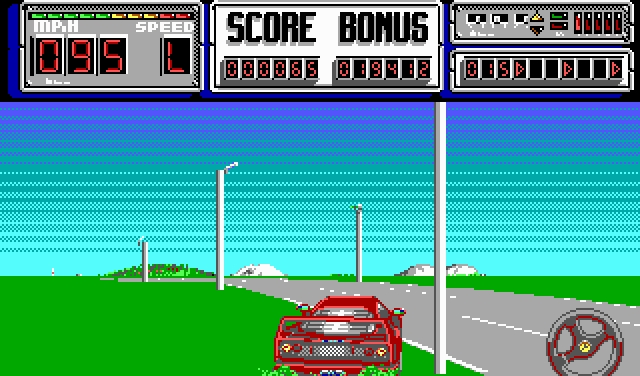 Скриншот из игры Crazy Cars 2 под номером 9
