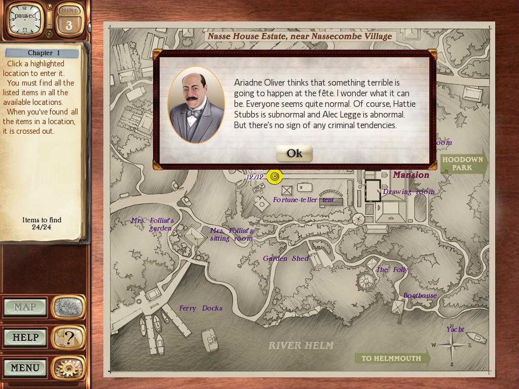 Скриншот из игры Agatha Christie: Dead Man