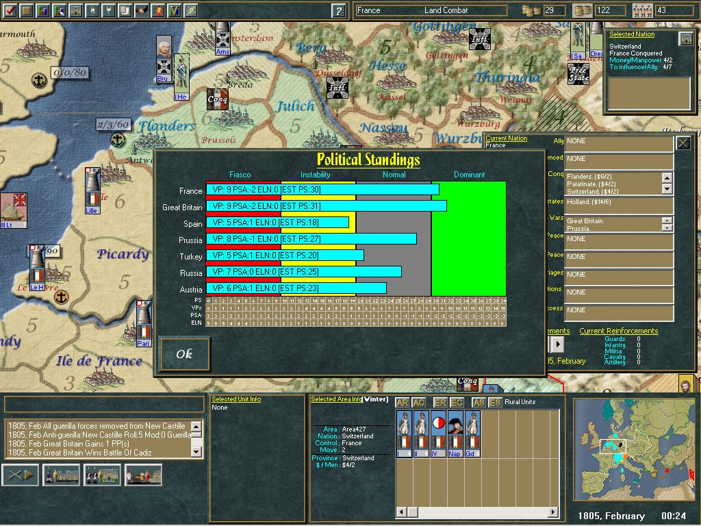 Скриншот из игры Empires in Arms под номером 3