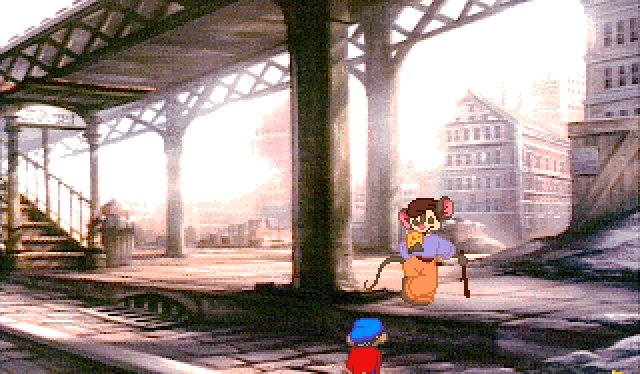 Скриншот из игры An American Tail: Fievel Goes West под номером 14