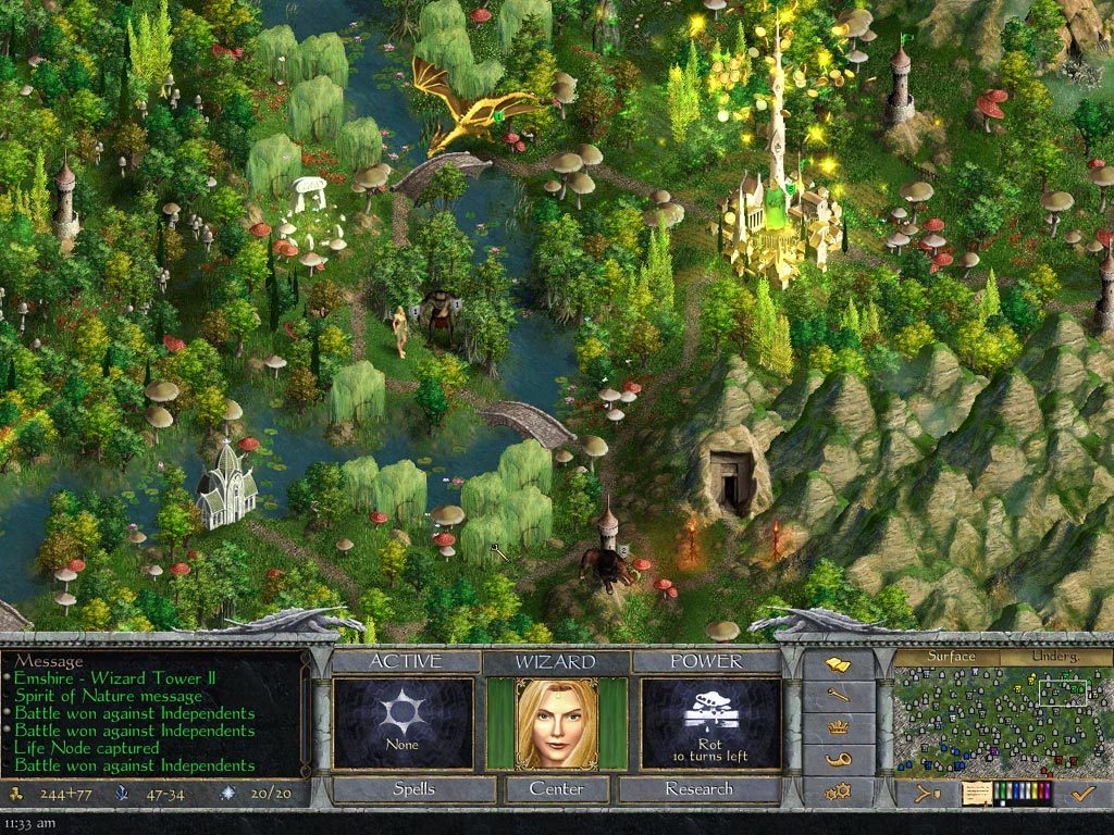 Скриншот из игры Age of Wonders: Shadow Magic под номером 3